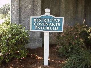 Windsor Hill Restrictive Covenants Enforced sign