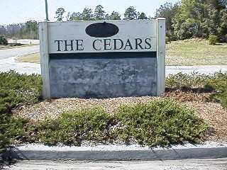 Entrance to The Cedars