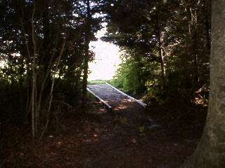 Exit from Windsor Hill Elementary School Nature Trail