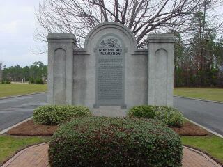 Historical Monument at Windsor Hill Plantation